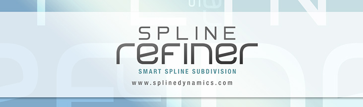 Spline Refiner 3dsmax script - banner