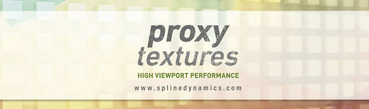 Proxy Textures 3dsMax plugin - banner