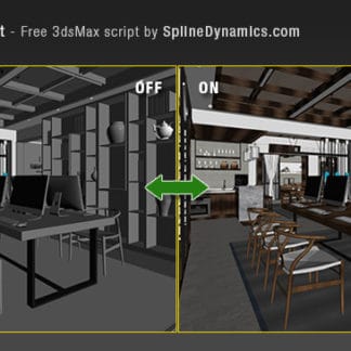 Show Textures 3dsMax script | Spline Dynamics