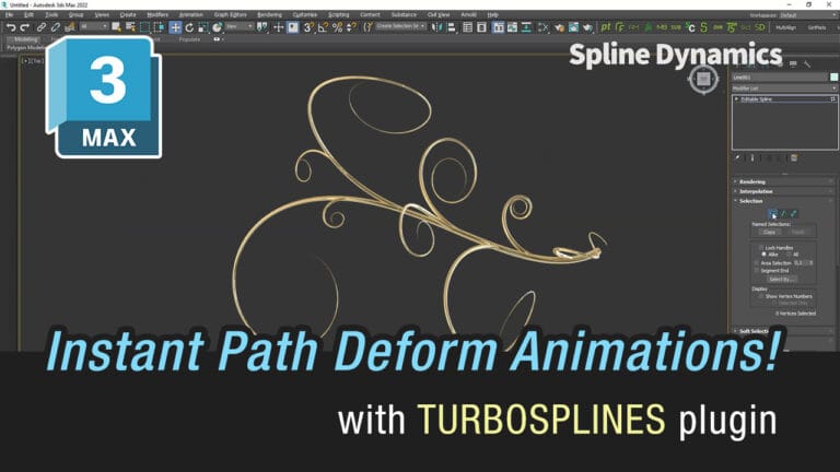TurboSplines Tutorial: growing strands | Spline Dynamics