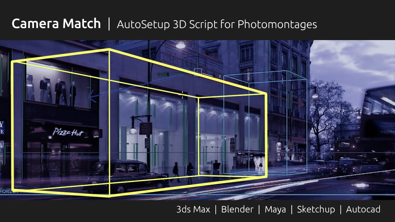 New Camera Match AutoSetup 3ds Max Script | Spline Dynamics