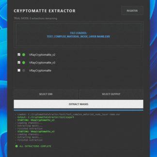 Cryptomatte Extractor